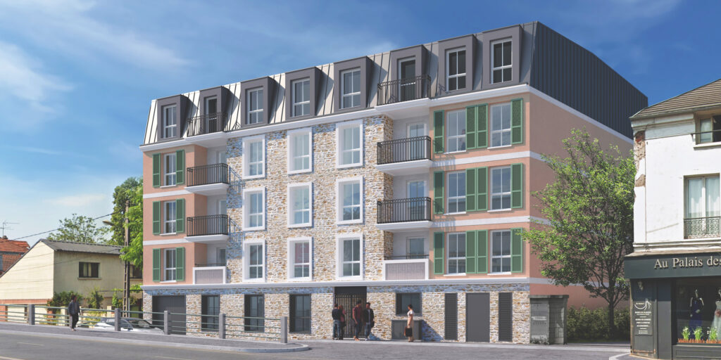 Groupe de logements neufs pour la ville de Villeneuve-Saint-Georges
