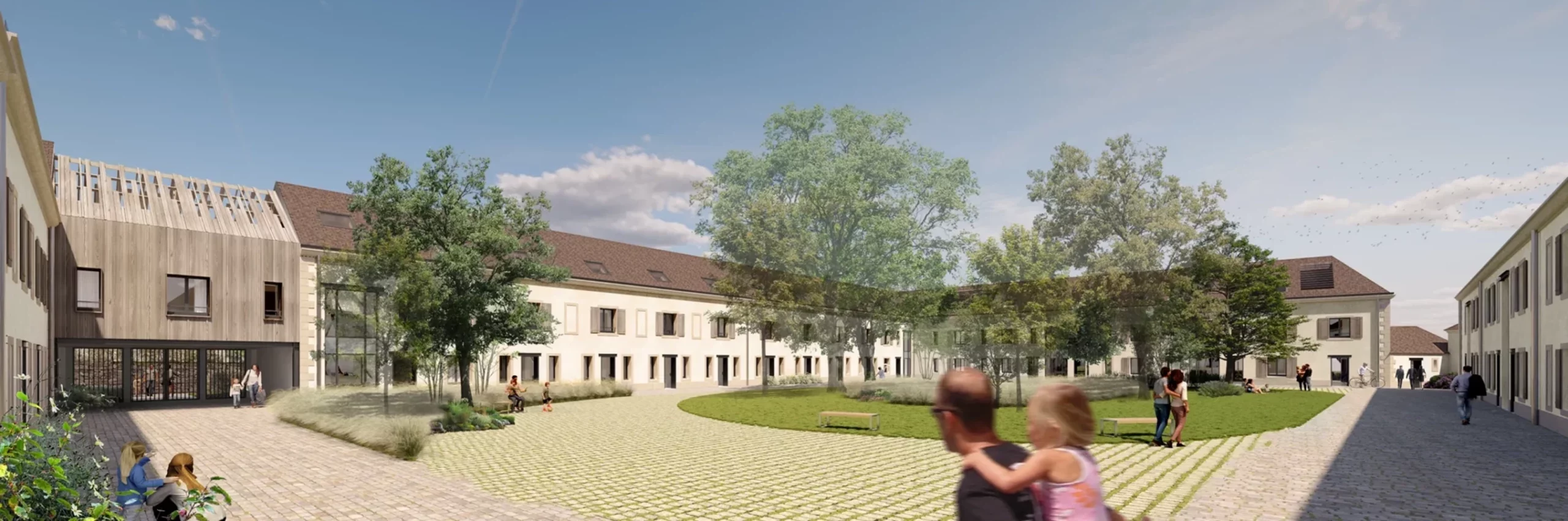 Logements et commerces à Coutevroult